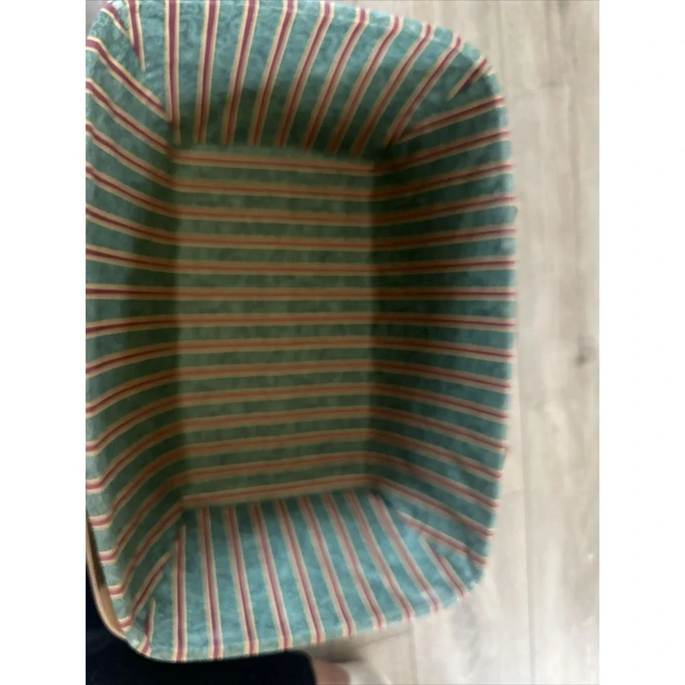 1996 Collector's Edition Longaberger Large Picnic Basket w/ Lid, Liner, & Insert